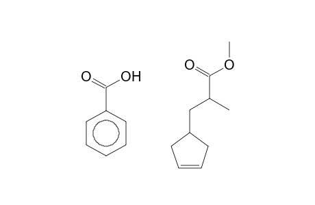 PROPIONIC ACID, 3-(2-BENZOYLOXYCYCLOPENT-3-EN-1-YL)-2-METHYL-, METHYL ESTER