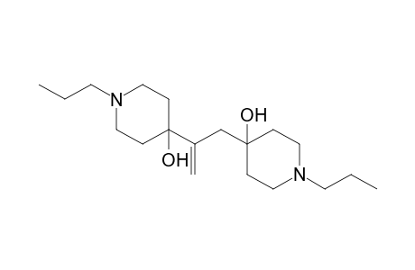 4-[2-(4-hydroxy-1-propyl-4-piperidinyl)prop-2-enyl]-1-propyl-4-piperidinol