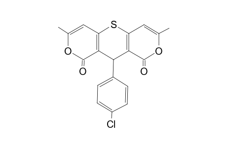 2,7-Dimethyl-10-(4-Chlorophenyl)-4,5-dioxo-3,6-dioxa-9-thia-3,4,5,6,9,10-hexahydroanthracene