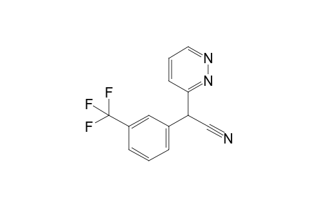 3-Pyridazinyl(3-trifluoromethylphenyl)acetonitrile