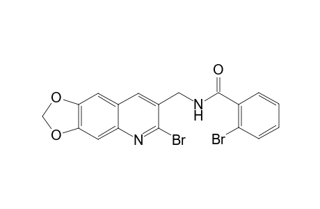 2-Bromo-N-((6-bromo-[1,3]dioxolo[4,5-g]quinolin-7-yl)methyl)benzamide