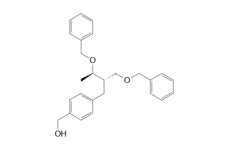 3-[4-(Hydroxymethyl)benzyl]-2,3-bis(benzyloxy)butane