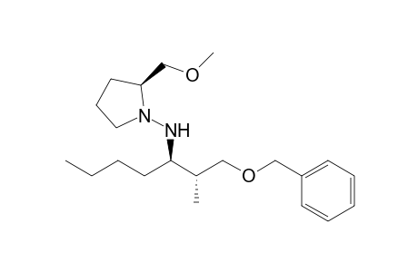(2S)-2-(methoxymethyl)-N-[(2R,3R)-2-methyl-1-phenylmethoxy-heptan-3-yl]pyrrolidin-1-amine