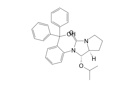 (-)-(1S,7aS)-2-(2-(hydroxydiphenylmethyl)phenyl)-1-isopropoxytetrahydro-1Hpyrrolo[1,2-c]imidazol-3(2H)-one