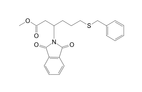 Methyl 6-(benzylthio)-3-(1',3'-dioxo-1',3'-dihydro-2H-isoindol-2'-yl)-hexanoate