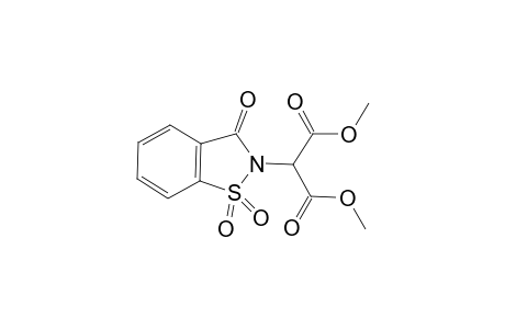 2-(1,1,3-Trioxo-1,3-dihydro-1lambda*6*-benzo[d]isothiazol-2-yl)-malonic acid dimethyl ester