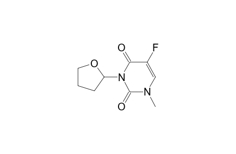1-Methyl-3-(tetrahydro-2-furanyl)-5-fluorouracil