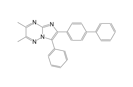 6-[1,1'-biphenyl]-4-yl-2,3-dimethyl-7-phenylimidazo[1,2-b][1,2,4]triazine