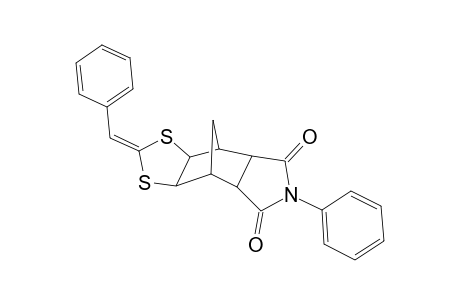 2,6-endo-8,12-exo-3,5-Dioxo-4-phenyl-10-phenylmethylene-9,11-dithia-4-azatetracyclo[5.5.1.0(2,6).0(8,12)]tridecane