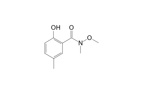 2-Hydroxy-N-methoxy-N,5-dimethylbenzamide