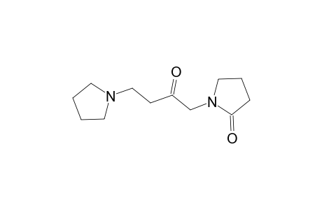 2-Pyrrolidinone, 1-[2-oxo-4-(1-pyrrolidinyl)butyl]-