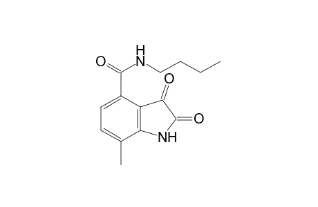 N-butyl-2,3-dioxo-7-methyl-4-indolinecarboxamide