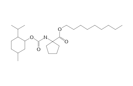 1-Aminocyclopentanecarboxylic acid, N-((1R)-(-)-menthyloxycarbonyl)-, nonyl ester