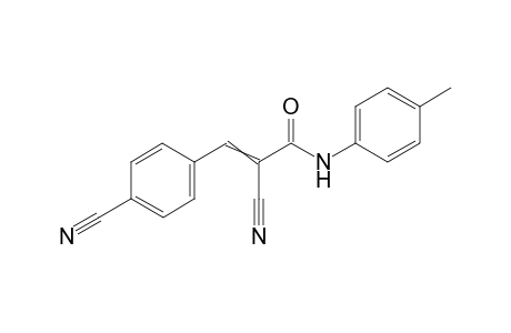 2-Cyano-3-(4-cyanophenyl)-N-(ptolyl)acrylamide