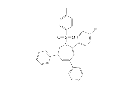7-(4-Fluorophenyl)-3,5-diphenyl-1-tosyl-2,3-dihydro-1H-azepine