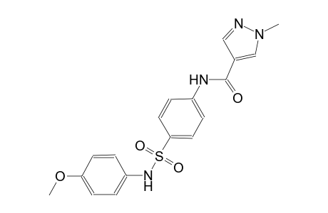 N-{4-[(4-methoxyanilino)sulfonyl]phenyl}-1-methyl-1H-pyrazole-4-carboxamide