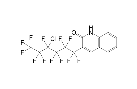 3-(4-Chlorododecafluorohexyl)-2-quinolone