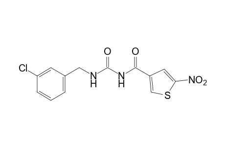 1-(m-chlorobenzyl)-3-(5-nitro-3-thenoyl)urea