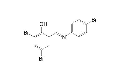 2-[N-(pbromophenyl)formimidoyl]-4,5-dibromophenol