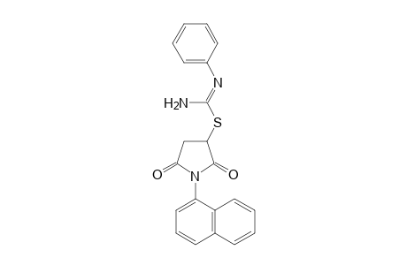 2-(1-Naphthalen-1-yl-2,5-dioxo-pyrrolidin-3-yl)-1-phenyl-isothiourea