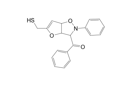 Phenyl[2-phenyl-5-(sulfanylmethyl)-2,3,3a,6a-tetrahydrofuro[2,3-d]isoxazol-3-yl]methanone