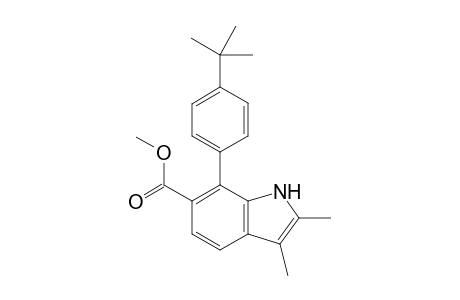 Methyl 7-[4-(tert-butyl)phenyl]-2,3-dimethyl-1H-indole-6-carboxylate