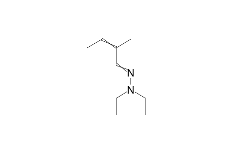 Diethylhydrazone .alpha.,.beta.-dimethylacrylaldehyde