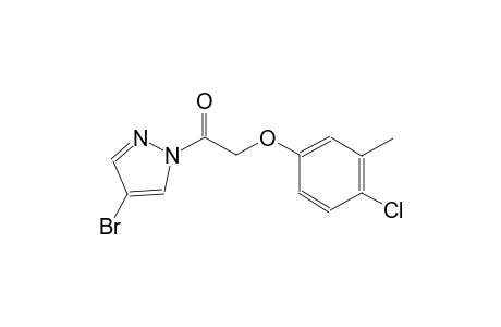 4-bromo-1-[(4-chloro-3-methylphenoxy)acetyl]-1H-pyrazole