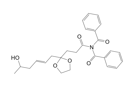 N-Benzoyl-N-{3-[2-((E)-5-hydroxy-hex-2-enyl)-[1,3]dioxolan-2-yl]-propionyl}-benzamide