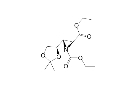 (2R,3S)-1,2-Bis(ethoxycarbonyl)-3-[(4R)-2,2-dimethyl-1,3-dioxolan-4-yl)]aziridine