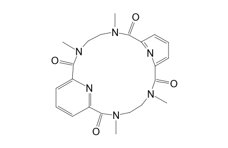 3,6,14,17-Tetramethyl-3,6,14,17,23,24-hexaaza-tricyclo[17.3.1.1(8,12)]tetracosa-1(23),8,10,12(24),19,21-hexaene-2,7,13,18-tetraone