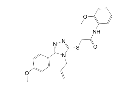 2-{[4-allyl-5-(4-methoxyphenyl)-4H-1,2,4-triazol-3-yl]sulfanyl}-N-(2-methoxyphenyl)acetamide