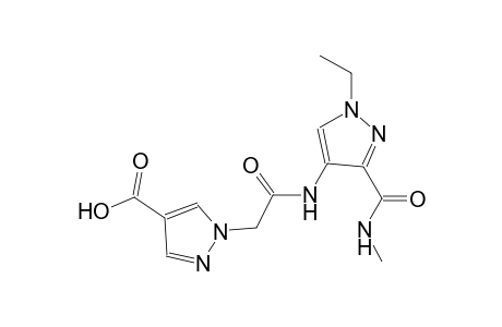 1H-pyrazole-4-carboxylic acid, 1-[2-[[1-ethyl-3-[(methylamino)carbonyl]-1H-pyrazol-4-yl]amino]-2-oxoethyl]-