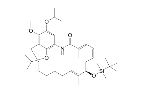 (9R,10E)-9-(tert-Butyldimethylsilyloxy)-20,22-diisopropoxy-19-methoxy-4,10-dimethyl-2-azabicyclo[16.3.1]docosa-1(21),4,6,10,18(22),19-hexaen-3-one