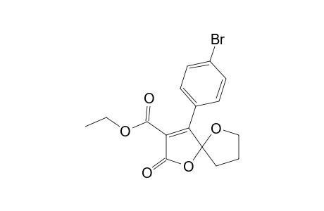 Ethyl 1,6-dioxa-4-(p-bromophenyl)spiro[4.4]non-3-en-2-one-3-carboxylate