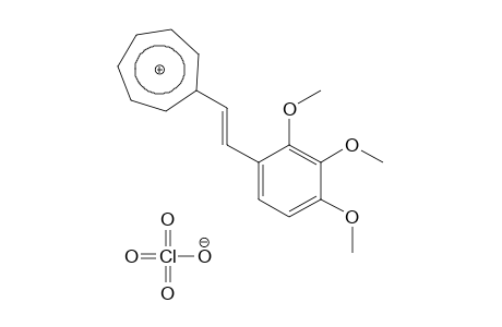 trans-(2,3,4-TRIMETHOXYSTYRYL)CYCLOHEPTATRIENYLIUM PERCHLORATE