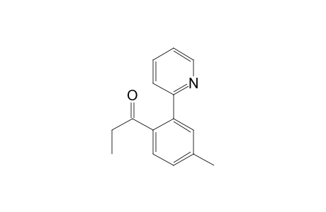 1-[4-Methyl-2-(2-pyridinyl)phenyl]-1-propanone