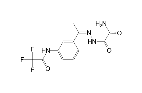 N-(3-{(1Z)-N-[amino(oxo)acetyl]ethanehydrazonoyl}phenyl)-2,2,2-trifluoroacetamide