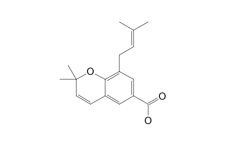 2,2-DIMETHYL-8-(3-METHYL-2-BUTENYL)-2H-CHROMENE-6-CARBOXYLIC ACID