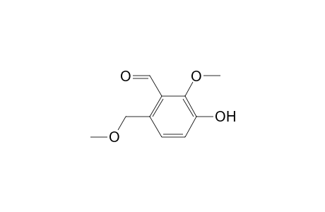 3-Hydroxy-2-methoxy-6-(methoxymethyl)benzaldehyde