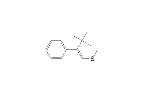 3,3-Dimethyl-1-(methylthio)-2-phenylbut-1-ene