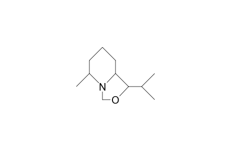 trans-1-Isopropyl-5-methyl-cis(5H,8aH)-perhydro-oxazolo[3,4-a]pyridine