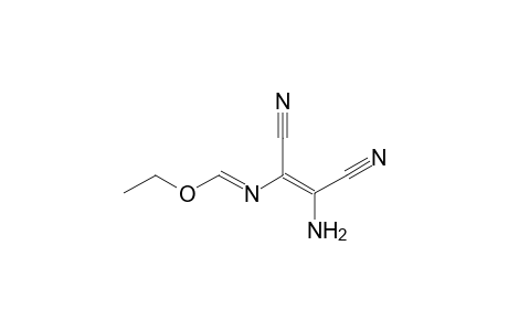 1-Amino-2-N-(ethoxymethylene)amino-1,2-dicyanoethene