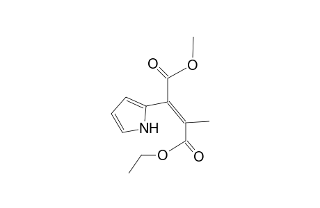 Ethyl (E)-3-(methoxycarbonyl)-2-methyl-3-(pyrrol-2'-yl)propenoate