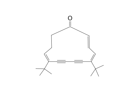 (2E,4Z,10Z)-5,10-ditert-butyl-1-cyclotrideca-2,4,10-trien-6,8-diynone