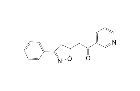 5-(2-Oxo-2-(3-pyridyl)ethyl)-3-phenyl-2-isoxazoline