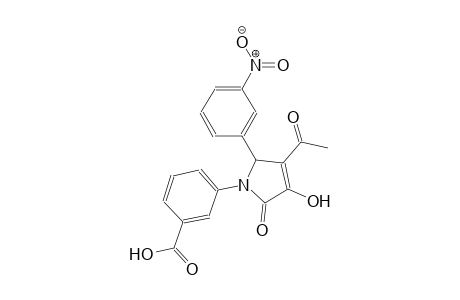 3-[3-acetyl-4-hydroxy-2-(3-nitrophenyl)-5-oxo-2,5-dihydro-1H-pyrrol-1-yl]benzoic acid