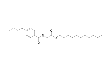 Glycine, N-(4-butylbenzoyl)-, undecyl ester