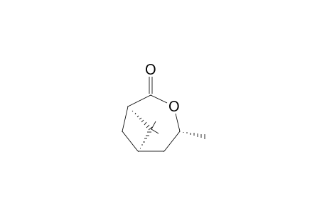 cis-4,7,7-Trimethyl-3-oxa-bicyclo(4.1.1)octan-2-one