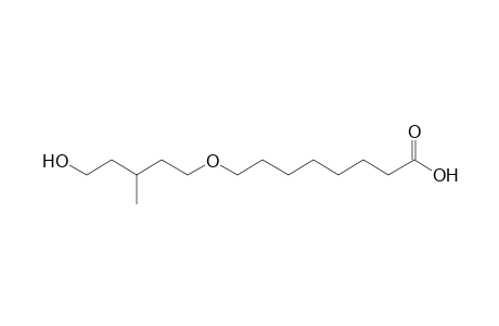 14-Hydroxy-12-methyl-9-oxatetradecanoic acid